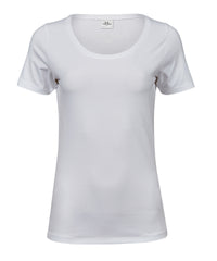 Tee Jays Women’s Stretch Tee - White