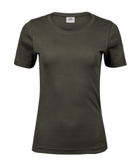 Tee Jays Women’s Interlock Tee - Deep Green