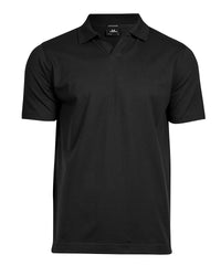 Tee Jays Luxury Stretch V-neck Polo - Black