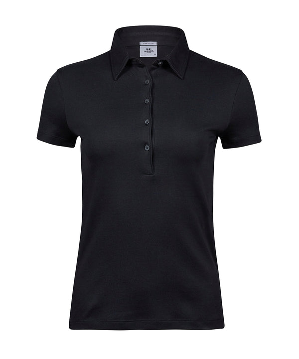 Tee Jays Women’s Pima Cotton Polo - Black