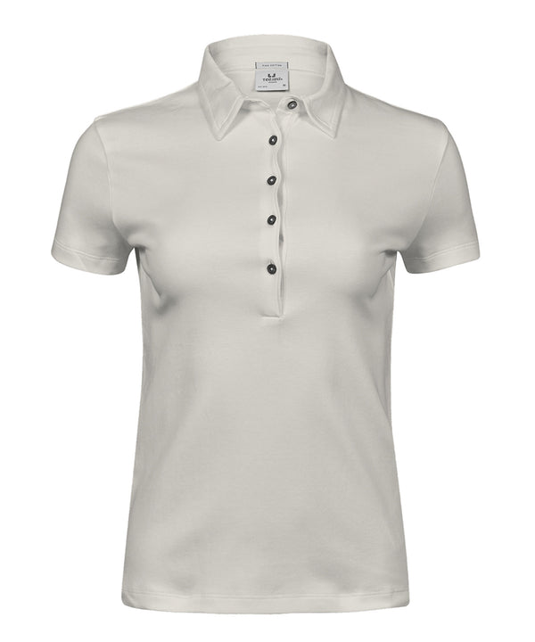 Tee Jays Women’s Pima Cotton Polo - Cement