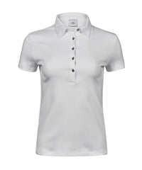 Tee Jays Women’s Pima Cotton Polo - White