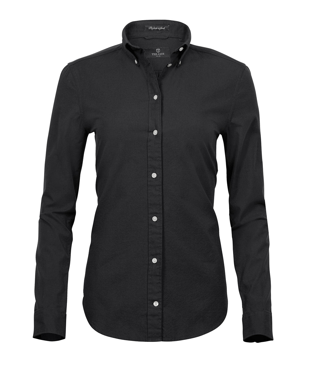 Tee Jays Women’s Perfect Oxford Shirt - Black