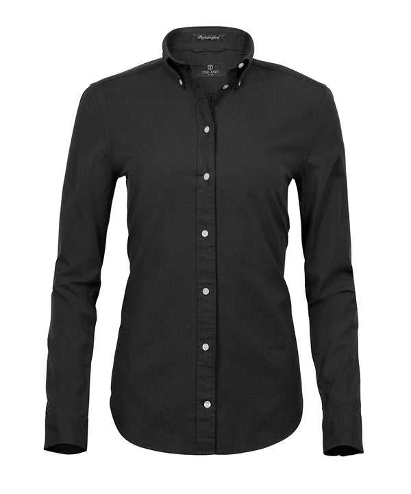 Tee Jays Women’s Perfect Oxford Shirt - Black
