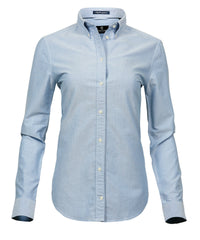 Tee Jays Women’s Perfect Oxford Shirt - Light Blue