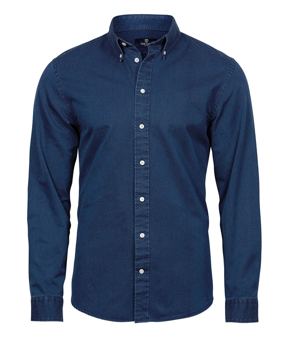 Tee Jays Casual Twill Shirt - Indigo