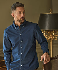 Tee Jays Casual Twill Shirt - Indigo