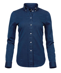 Tee Jays Women’s Casual Twill Shirt - Indigo