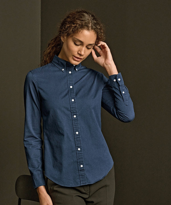 Tee Jays Women’s Casual Twill Shirt - Indigo