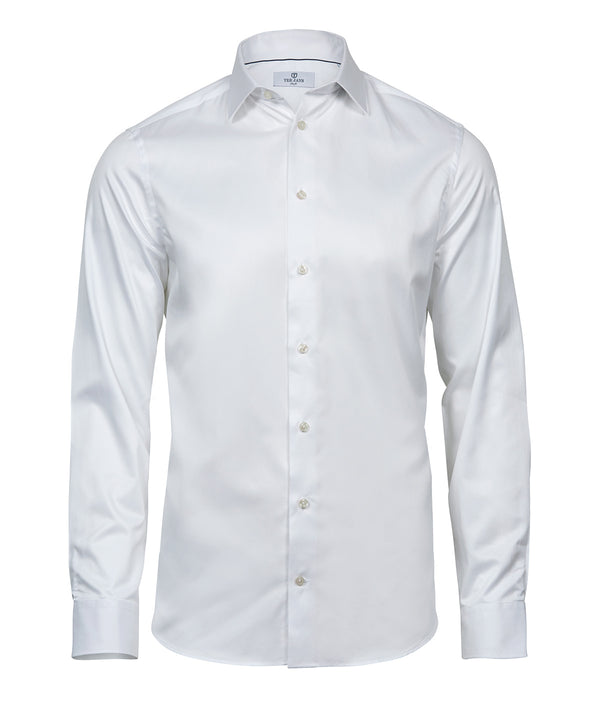 Tee Jays Luxury Shirt Slim Fit - White