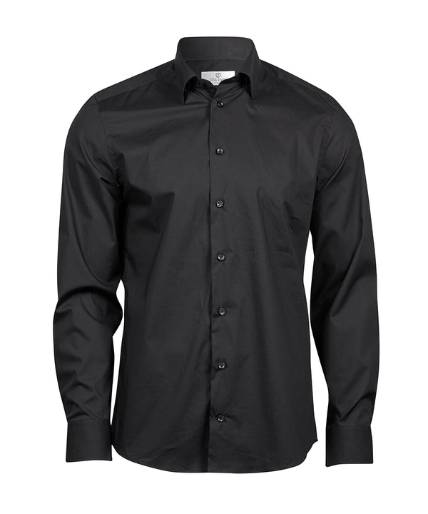 Tee Jays Stretch Luxury Shirt - Black