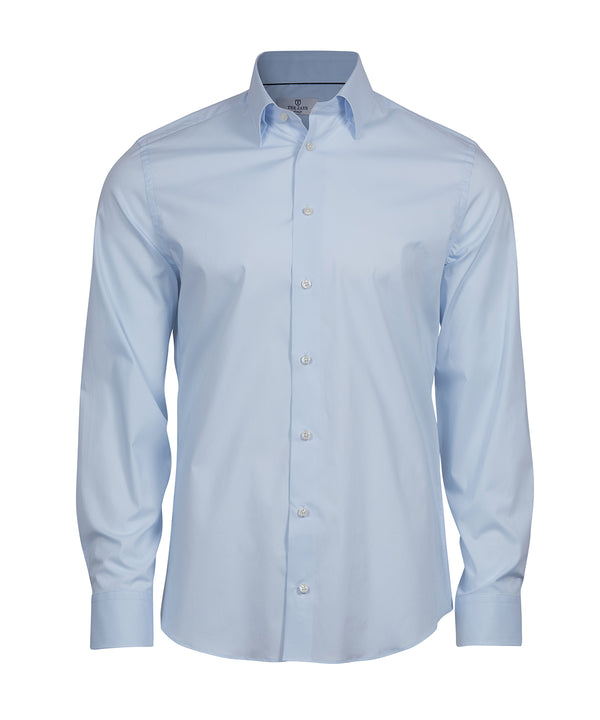 Tee Jays Stretch Luxury Shirt - Light Blue