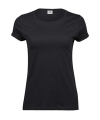 Tee Jays Women’s Roll-up Tee - Black