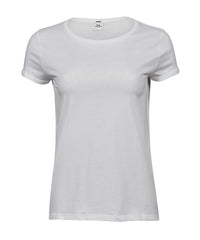 Tee Jays Women’s Roll-up Tee - White