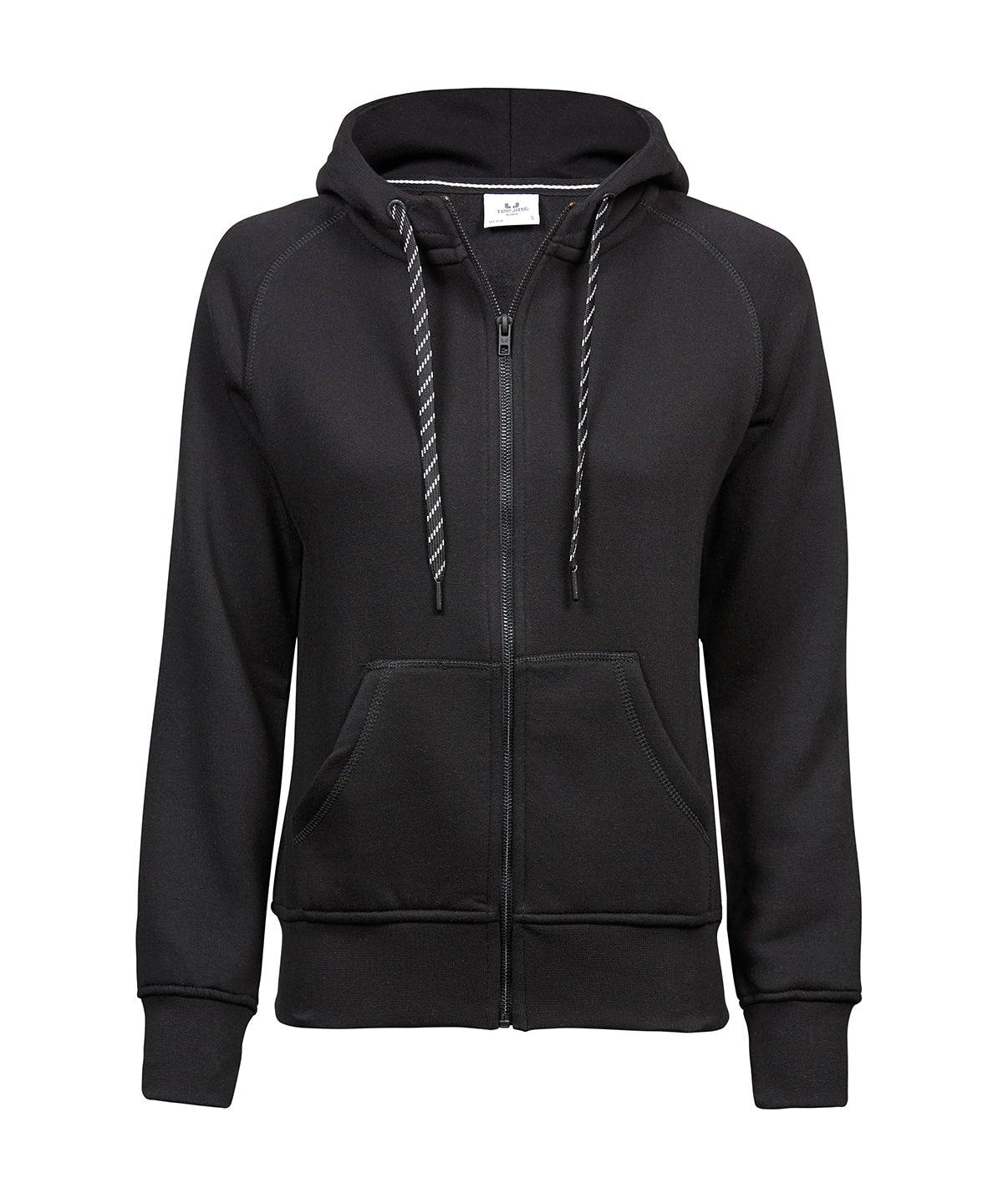 Tee Jays Women’s Fashion Full-zip Hoodie - Black