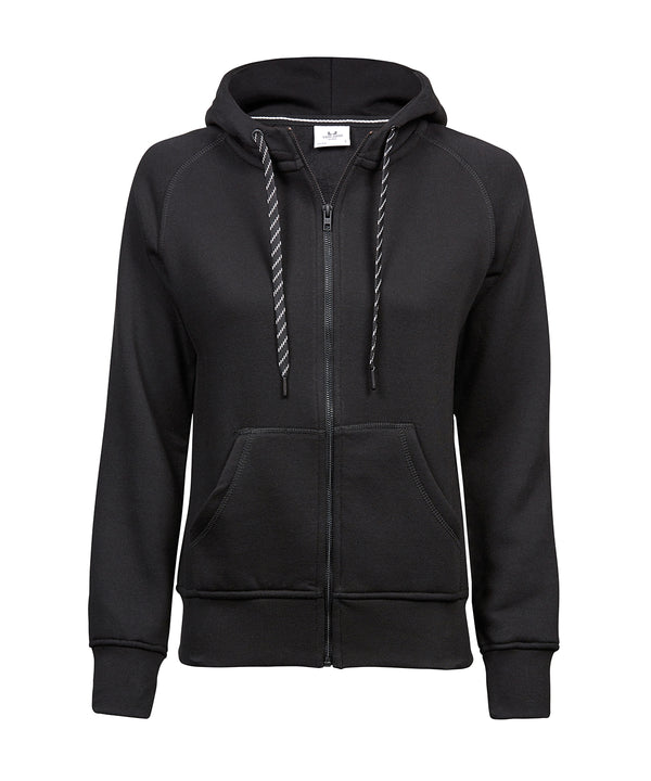 Tee Jays Women’s Fashion Full-zip Hoodie - Black