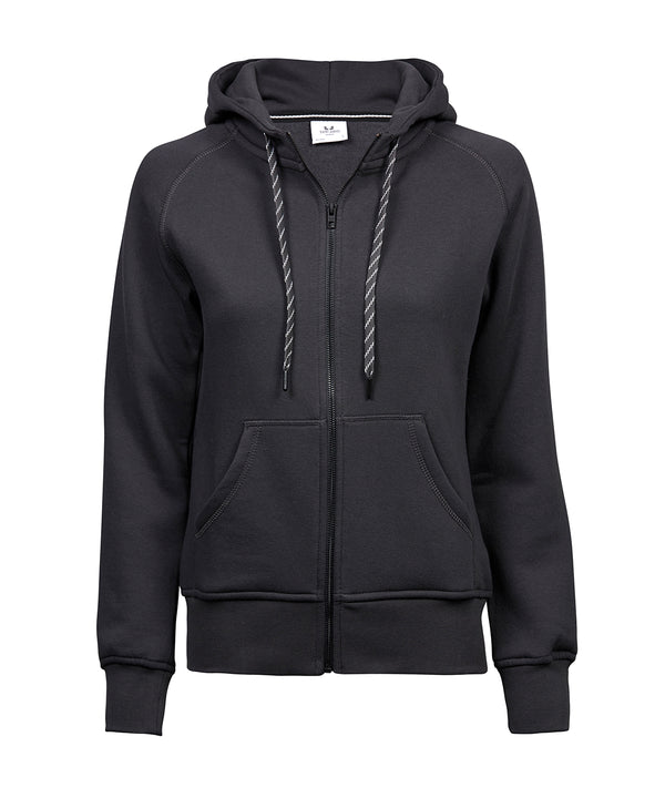 Tee Jays Women’s Fashion Full-zip Hoodie - Dark Grey