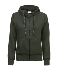 Tee Jays Women’s Fashion Full-zip Hoodie - Deep Green