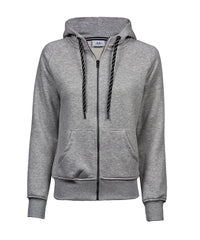 Tee Jays Women’s Fashion Full-zip Hoodie - Heather Grey