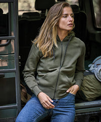 Tee Jays Women’s Fashion Full-zip Hoodie - Black