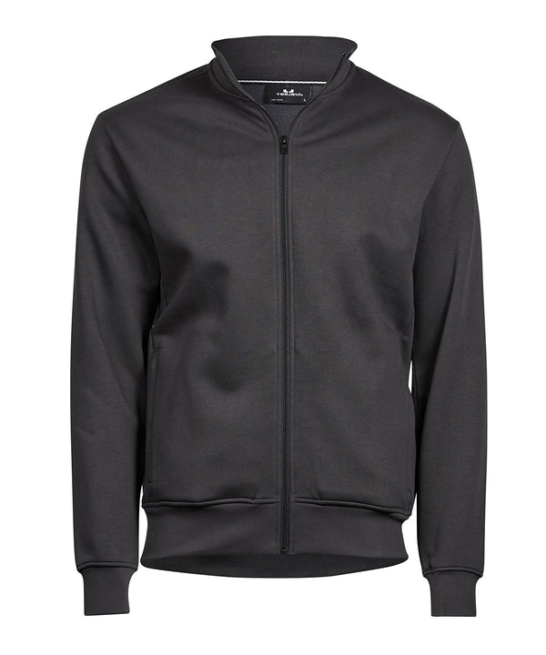 Tee Jays Full-zip Sweat Cardigan - Dark Grey