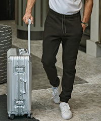 Tee Jays Ribbed Interlock Pants - Black