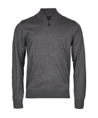 Tee Jays Half-zip - Grey Melange