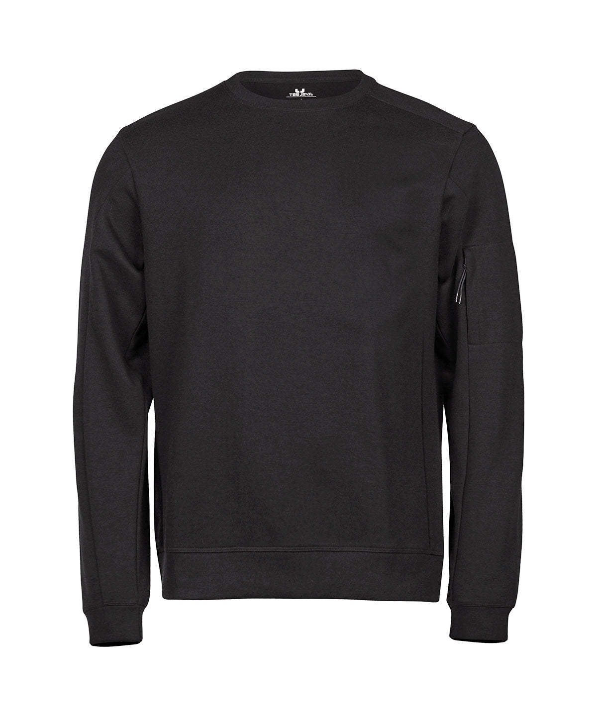 Tee Jays Athletic Crew Neck Sweatshirt - Black