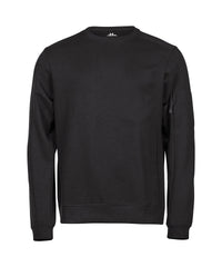 Tee Jays Athletic Crew Neck Sweatshirt - Black