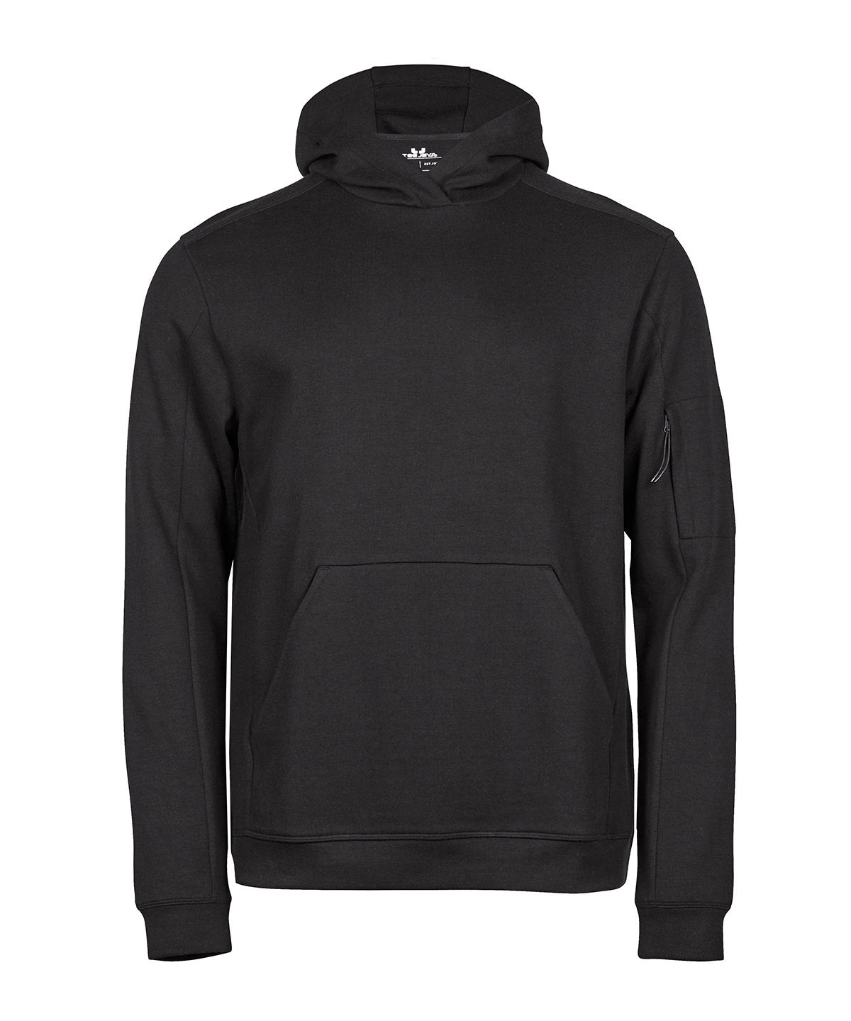 Tee Jays Athletic Hooded Sweatshirt - Black