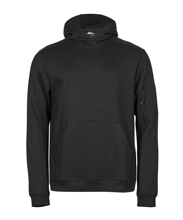 Tee Jays Athletic Hooded Sweatshirt - Black