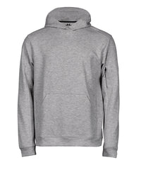 Tee Jays Athletic Hooded Sweatshirt - Heather Grey