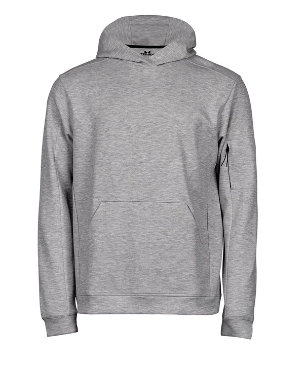 Tee Jays Athletic Hooded Sweatshirt - Heather Grey