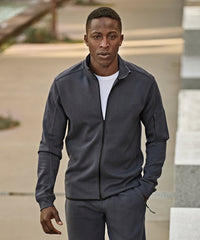 Tee Jays Athletic Full-zip Sweatshirt - Black