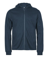 Tee Jays Athletic Hooded Full-zip Sweatshirt - Ink