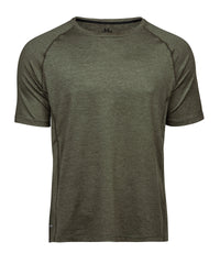 Tee Jays CoolDry Tee - Olive Melange