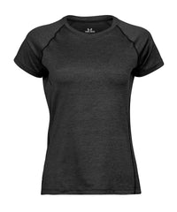 Tee Jays Women’s CoolDry Tee - Black Melange