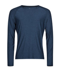 Tee Jays Long Sleeve CoolDry Tee - Navy Melange