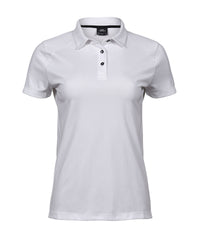 Tee Jays Women’s Luxury Sport Polo - White