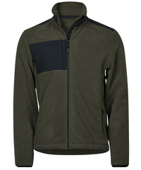 Tee Jays Mountain Fleece - Deep Green/Black