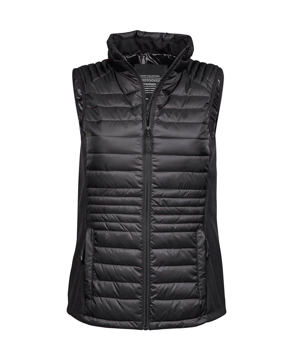 Tee Jays Women’s Crossover Bodywarmer - Black/Black/Black
