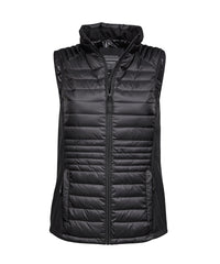 Tee Jays Women’s Crossover Bodywarmer - Black/Black/Black