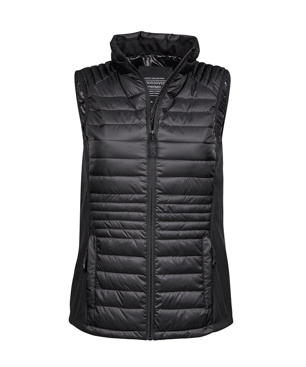 Tee Jays Women’s Crossover Bodywarmer - Black/Black/Black