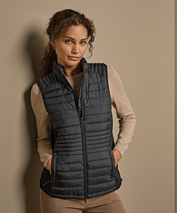 Tee Jays Women’s Crossover Bodywarmer - Black/Black/Black