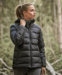 Tee Jays Women’s Lite Hooded Jacket - Black