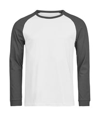 Tee Jays UNLABELED Baseball Tee - White/Black