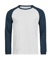 Tee Jays UNLABELED Baseball Tee - White/Ink