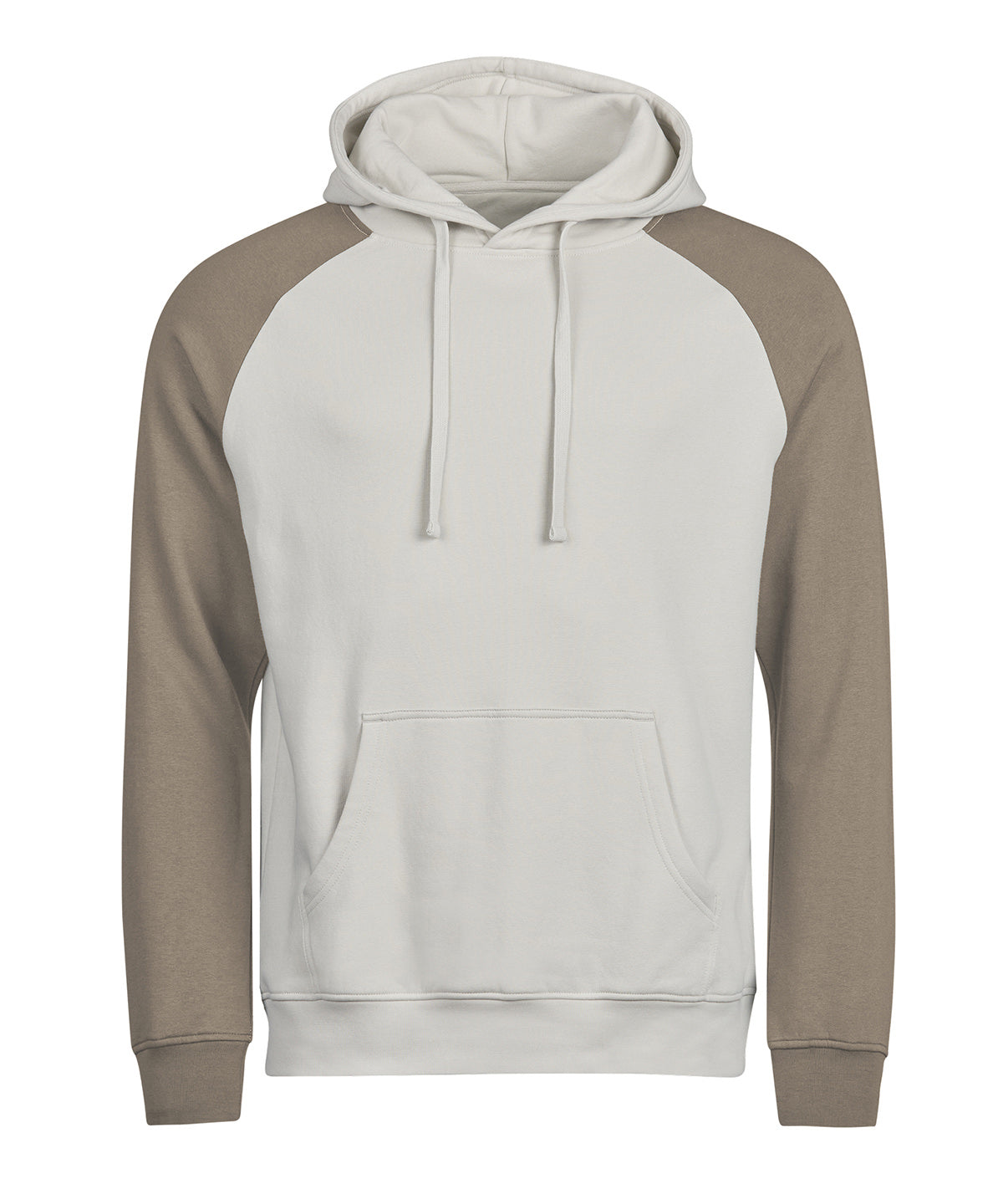 Tee Jays UNLABELED Two-tone Hooded Sweatshirt - Cement/Clay
