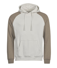 Tee Jays UNLABELED Two-tone Hooded Sweatshirt - Cement/Clay