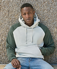 Tee Jays UNLABELED Two-tone Hooded Sweatshirt - Cement/Clay
